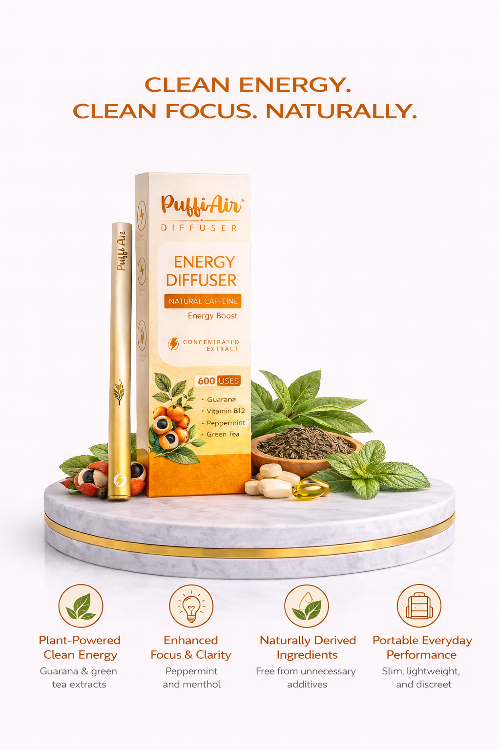 Premium Natural Herbal Diffuser Pens