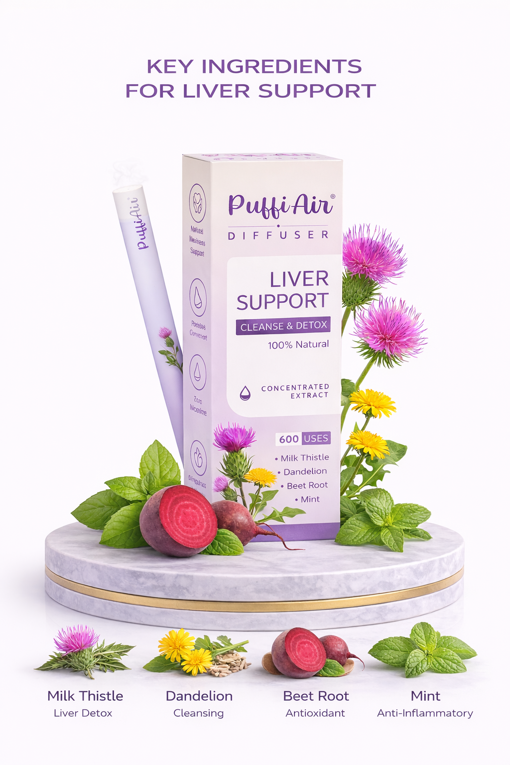 Premium Natural Herbal Diffuser Pens